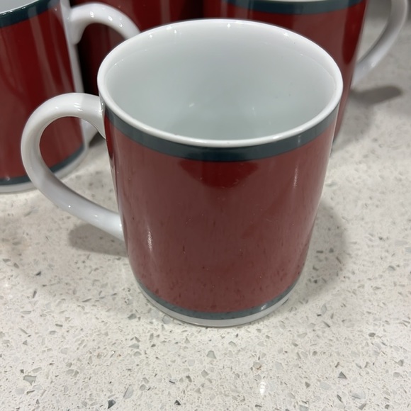 Vintage Bella Tavola 4pc Coffee Mug Set Grindley by Kopin Indonesia - Picture 4 of 7